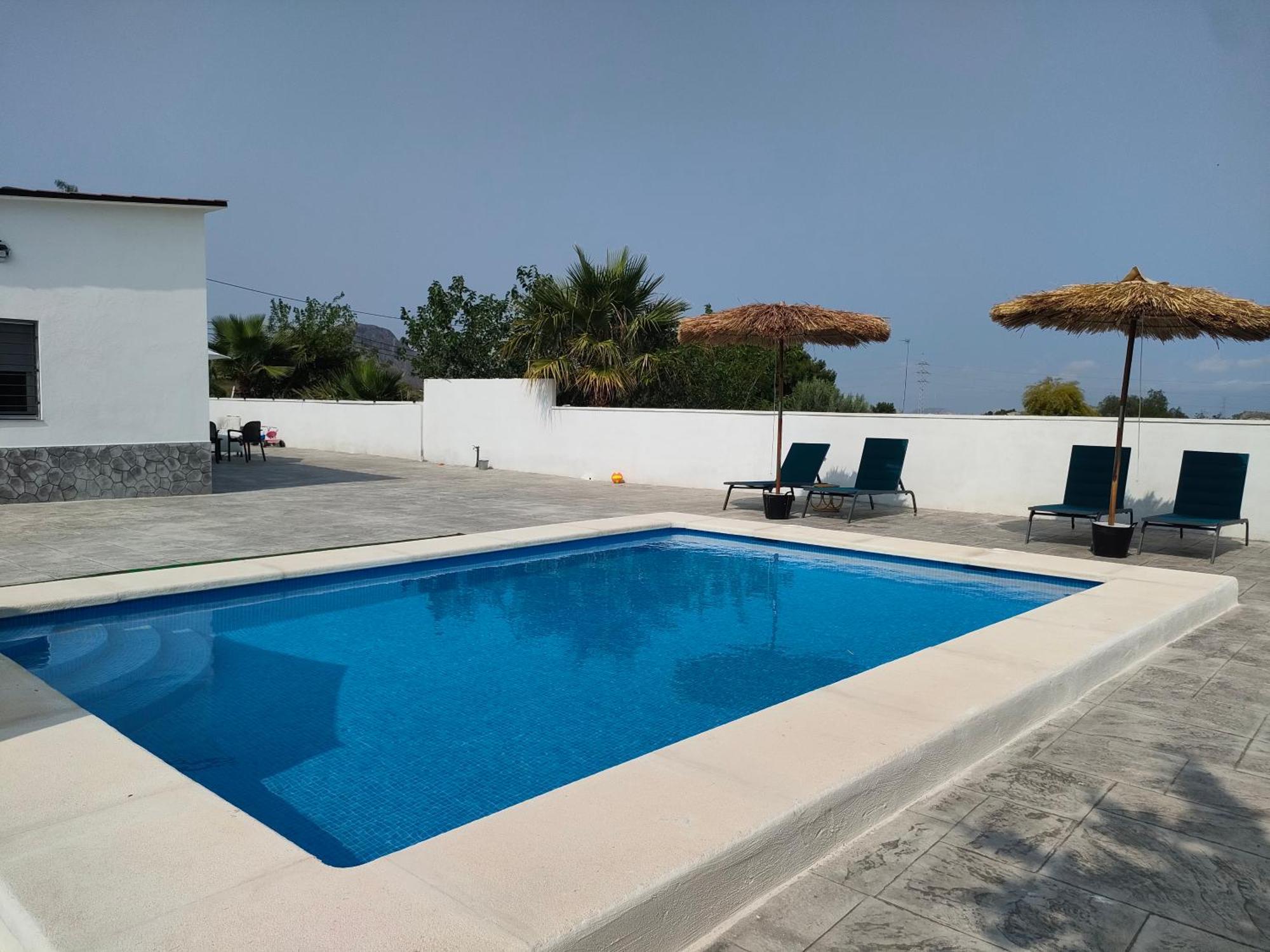 Casa Rural Con Piscina Climatizada Y Barbacoa A 10 Km De Alicante Y Playas, 3000 M2 De Terreno Elche Dış mekan fotoğraf